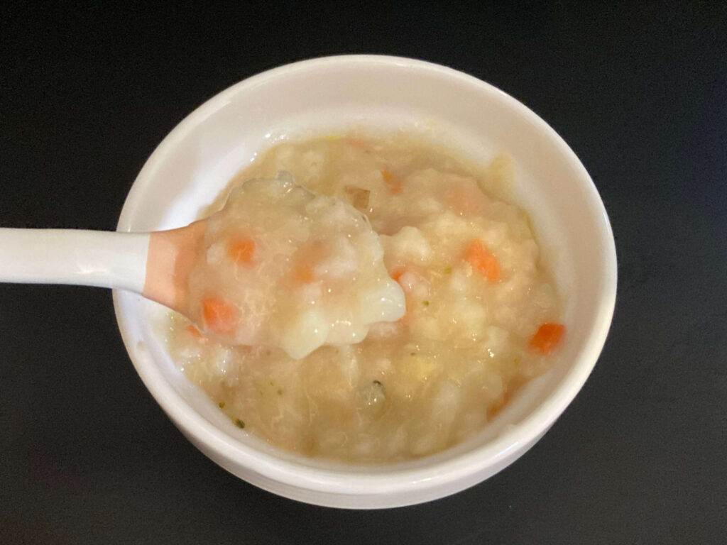 和光堂グーグーキッチンチキンと野菜のリゾット